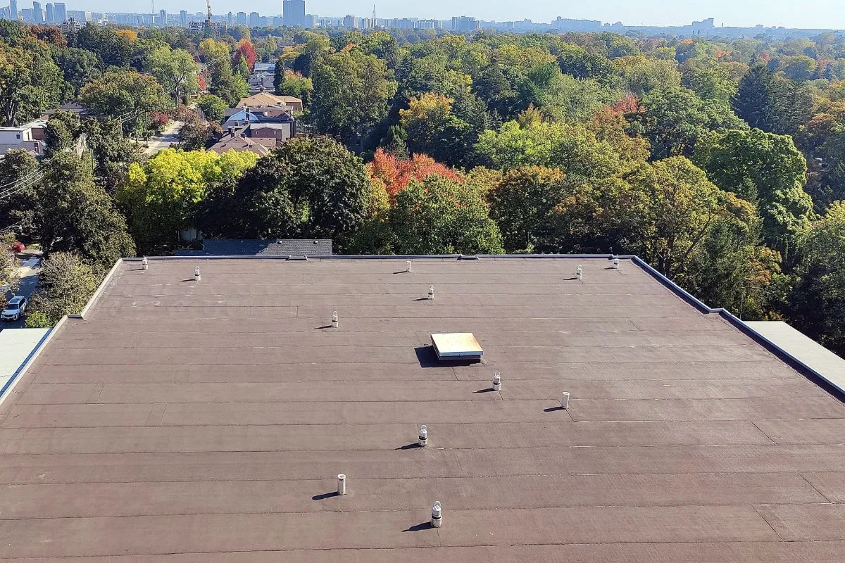 Leak repair with roof-side documentation
